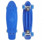 KIK Pennyboard se svítícími LED koly 56 x 15 cm modrý