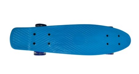 KIK Pennyboard se svítícími LED koly 56 x 15 cm modrý