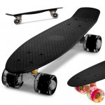 KIK Pennyboard se svítícími LED koly 56 x 15 cm černý