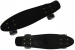 KIK Pennyboard se svítícími LED koly 56 x 15 cm černý