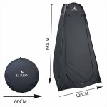 Luaro KX5438 Kabina na sprchování 115 x 190 cm, černá