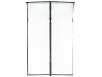 KIK KX6127 Moskytiéra do dveří s magnety 100 x 210cm černá