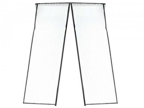 KIK KX6127 Moskytiéra do dveří s magnety 100 x 210cm černá