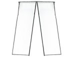 KIK KX6127 Moskytiéra do dveří s magnety 85 x 210cm černá