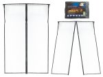KIK KX6127 Moskytiéra do dveří s magnety 85 x 210cm černá