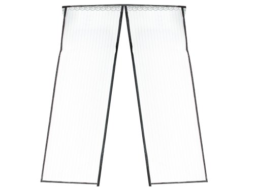 KIK KX6127 Moskytiéra do dveří s magnety 85 x 210cm černá