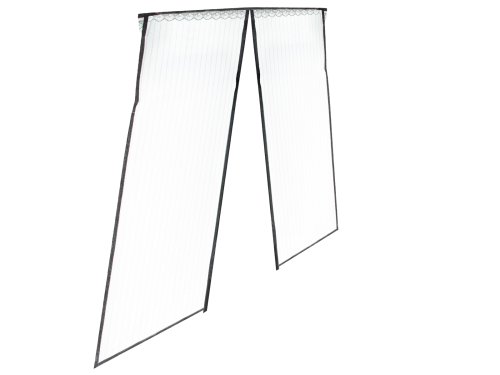 KIK KX6127 Moskytiéra do dveří s magnety 85 x 210cm černá