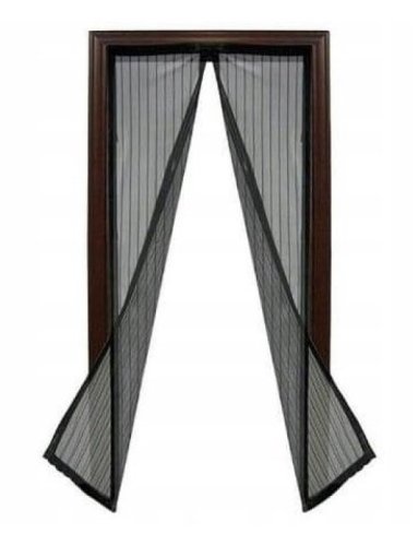 KIK KX6127 Moskytiéra do dveří s magnety 85 x 210cm černá