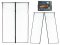 KIK KX6127 Moskytiéra do dverí s magnetmi 85 x 210cm čierna