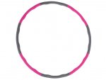 KIK KX5911 Masážní obruč Hula hoop 85 cm růžovo šedá