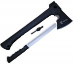 Foxter 2057 Tréningová sekera Tomahawk 36 cm 7 v 1 čierna