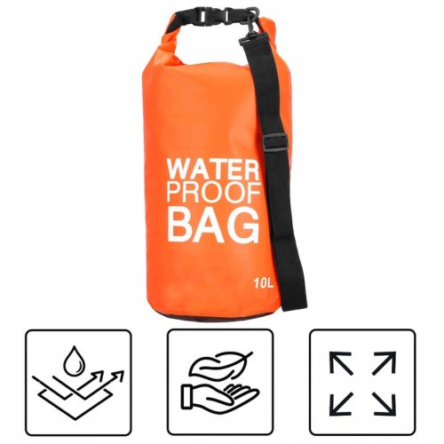 Pronett XJ3918 Vak vodotěsný 10l oranžový