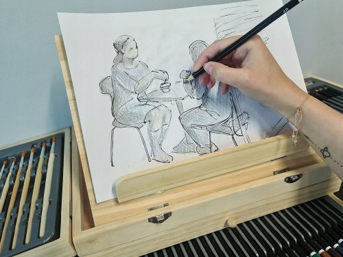 Kruzzel 19179 Malířská sada v kufříku 83 ks