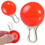 Verk 19310 Svítící kulatý LED přívěšek na obojek žlutá