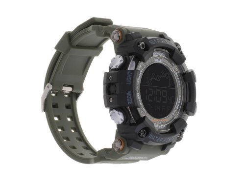 KIK KX5268 Pánske Army hodinky LED SMAEL zelené