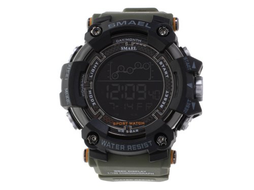 KIK KX5268 Pánske Army hodinky LED SMAEL zelené