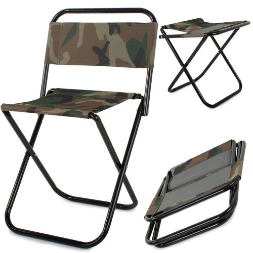 Verk 01660 Kempingová skladacia stolička maskáč
