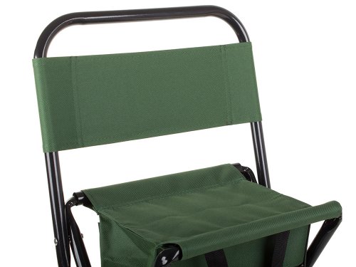 Verk 01661 Kempingová skladacia stolička s taškou 2v1 zelená