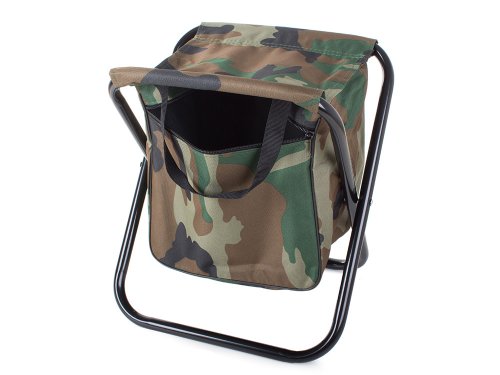 Verk 01663 Kempingová skladacia stolička s taškou maskáč