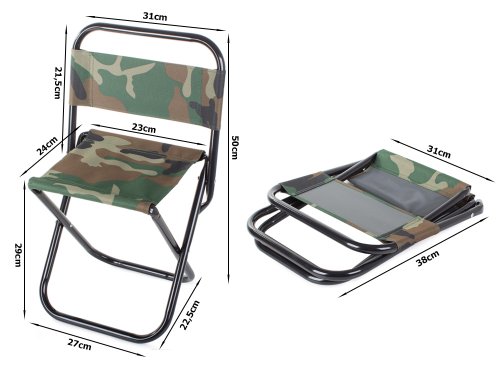 Verk 01664 Kempingová skládací židlička maskáč