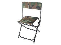 Verk 01671 Kempingová skladacia stolička 2 v 1 maskáč