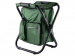 Verk 01673 Kempingová skládací stolička s batohem, termou brašnou 3 v 1 zelená 