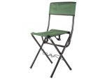 Verk 01678 Kempingová skládací židlička s držákem na rybářský prut zelená