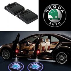 Effly Auto LED logo projektor Škoda
