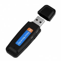 Effly Diktafon Pendrive MicroSD černý