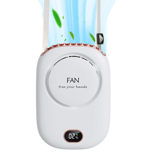 APT AK254C Přenosný mini ventilátor bílý