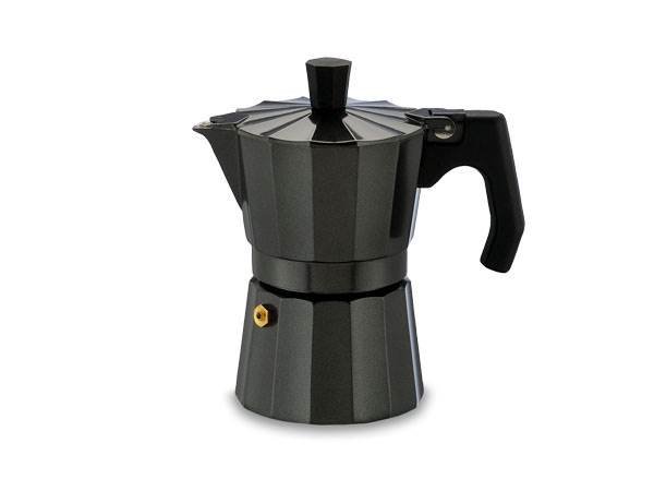 Verk 07041 Moka kanvice 3 - 150 ml - čierna