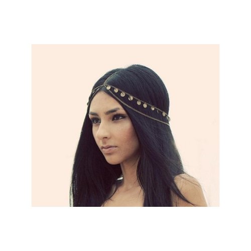 eCa O194 Ozdobný řetízek na hlavu v boho stylu