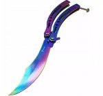 Foxter 1876 Nůž motýlek Butterfly Neon
