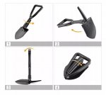 Foxter 0863 Polní skládací lopatka 5 v 1 