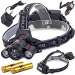 BAILONG Čelovka LED CREE XML-T6 2X XP-E