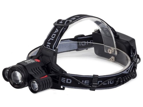 BAILONG Čelovka LED CREE XML-T6 2X XP-E