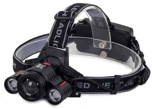 BAILONG Čelovka LED CREE XML-T6 2X XP-E