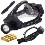 BAILONG 08304 Čelovka LED CREE XHP70, 1000 m