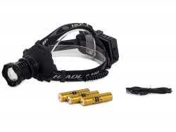 BAILONG 08304 Čelovka LED CREE XHP70, 1000 m