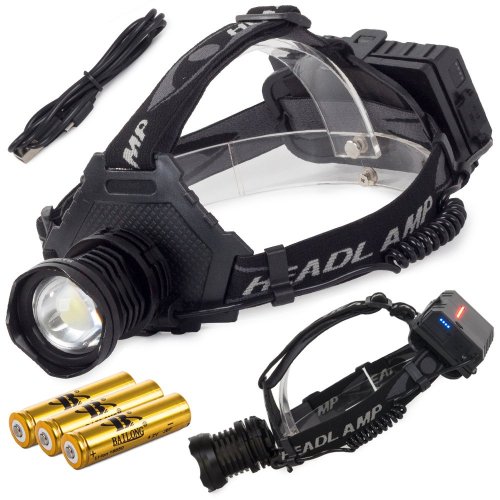 BAILONG 08304 Čelovka LED CREE XHP70, 1000 m