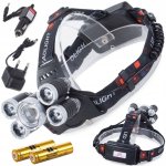 BAILONG Čelovka LED CREE XM-L T6 4x XPE