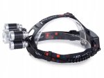 BAILONG Čelovka LED CREE XM-L T6 4x XPE