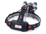 BAILONG Čelovka LED CREE XM-L T6 4x XPE