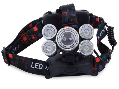 BAILONG Čelovka LED CREE XM-L T6 4x XPE