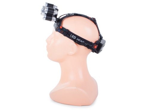 BAILONG Čelovka LED CREE XM-L T6 4x XPE