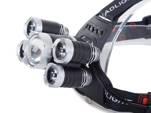 BAILONG Čelovka LED CREE XM-L T6 4x XPE