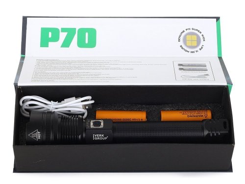BAILONG 08296 Svítilna LED CREE XHP70 ZOOM