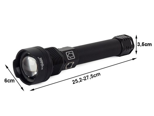 BAILONG 08296 Svítilna LED CREE XHP70 ZOOM