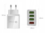 Verk 06262 Nabíjačka s rýchlonabíjaním 4x USB 3.0 Quick Charge