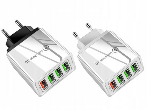 Verk 06262 Nabíječka s rychlonabíjením 4x USB 3.0 Quick Charge 